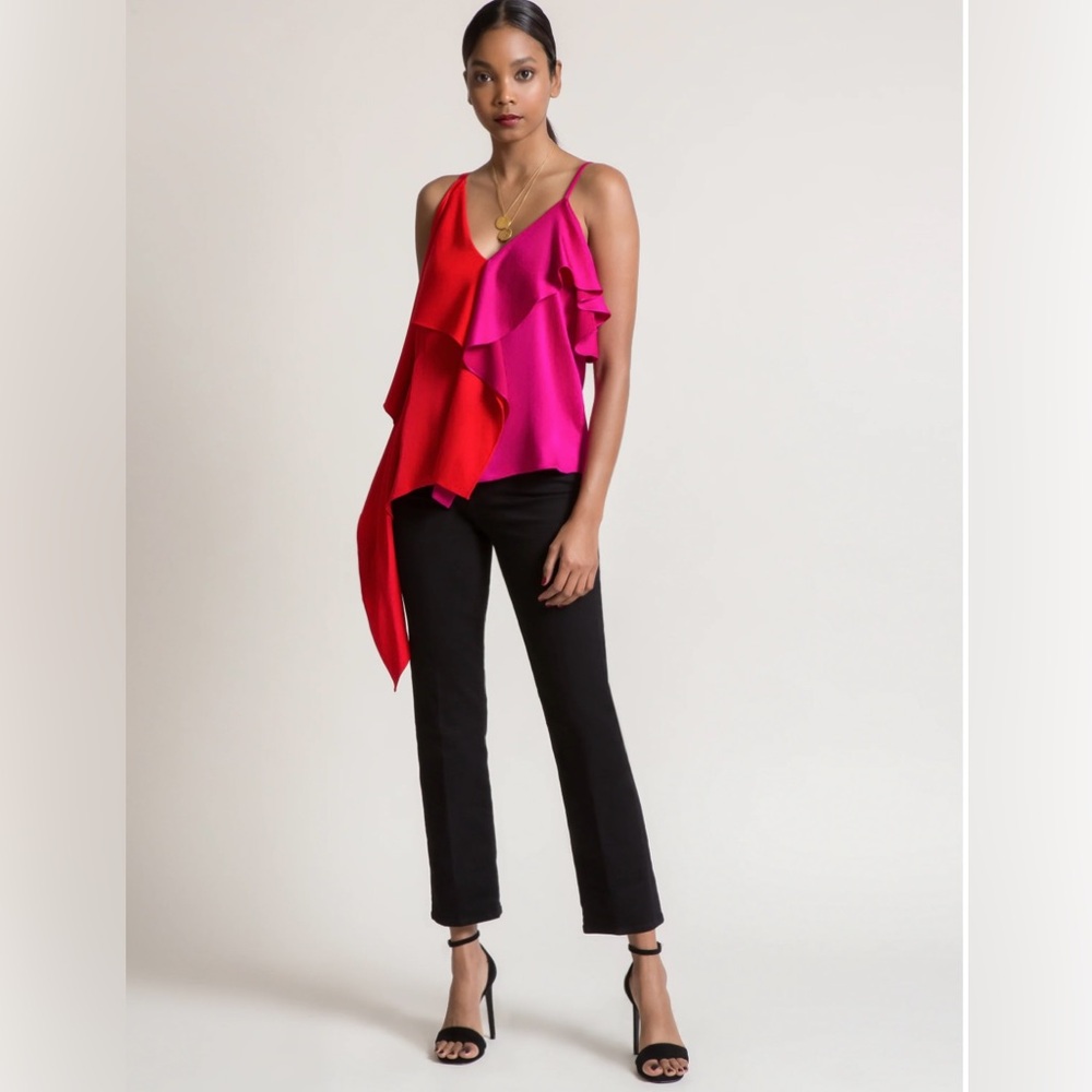 Chelsea and Walker Kendall Color Block Top, Sz 2